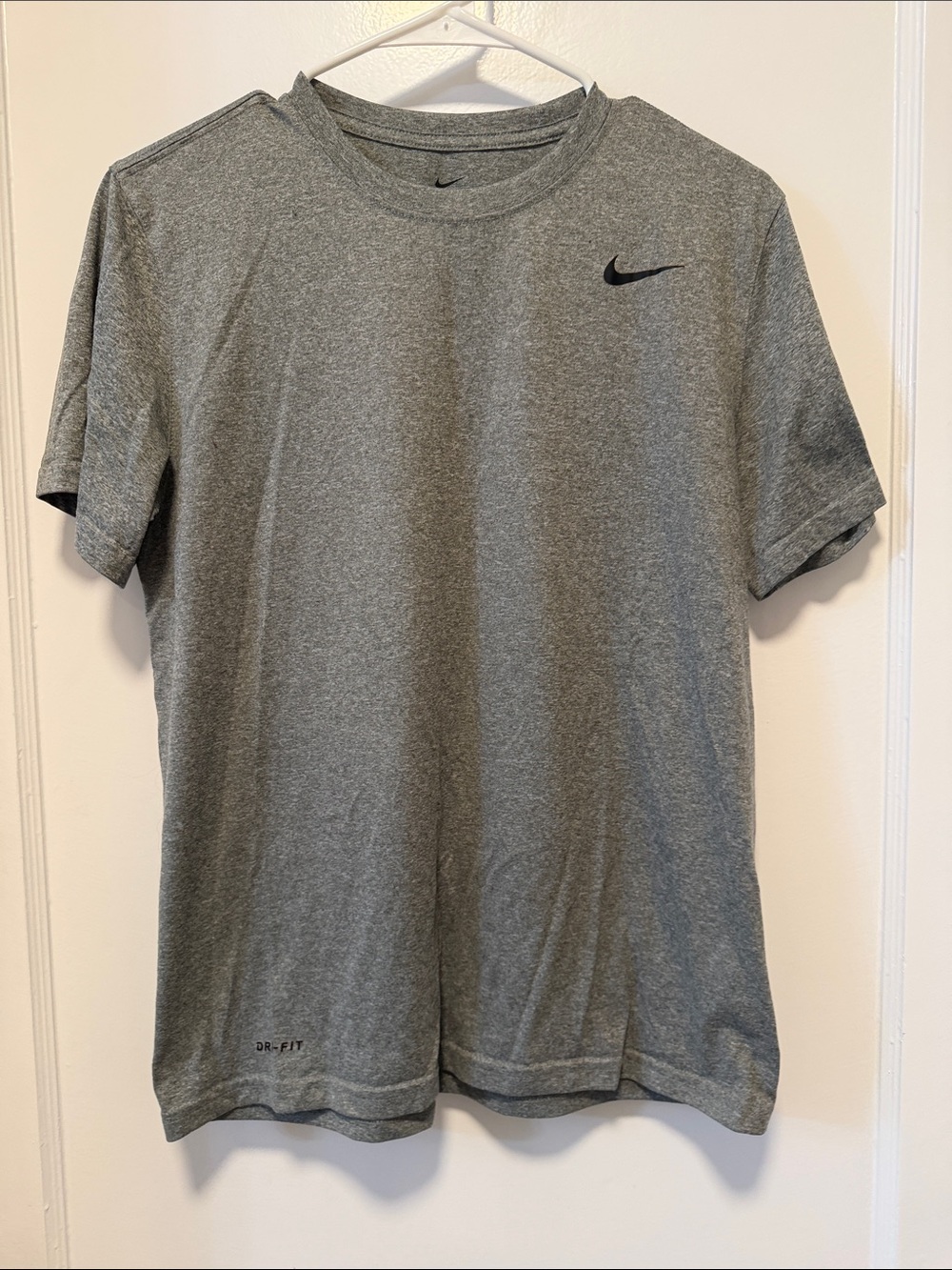 Nike grey dry fit tee shirt